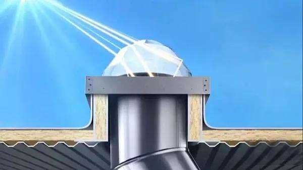 風靡綠色建筑行業的索樂圖導光管1