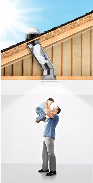 索樂圖導光管日光照明系統